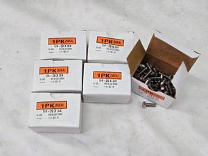 lot 203 image: 6 Boxes of 50 Hex Head Cap Screws 14-20 x 34 - Stainless Steel