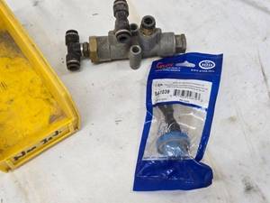 lot 220 image: Groco Brass Valve with Fittings and Replacement Part