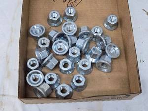 lot 223 image: Lot of 27 Stud Nuts - 58 Size