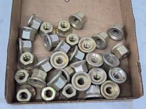 lot 225 image: Lot of 32 Heavy-Duty Stud Nuts - 58