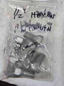 lot 227 image: Bag of 7 Hex Bolts - 12 Diameter, 1 Length