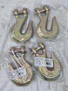 lot 229 image: Set of 4 G70 Clevis Grab Hooks - 12 with 12,750 lbs WLL