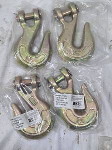 lot 231 image: Set of 4 G70 Clevis Grab Hooks - 12 with 12,750 lbs WLL