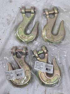 lot 234 image: Set of 4 G70 Clevis Grab Hooks - 12 with 12,750 lbs WLL