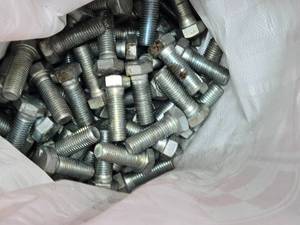 lot 282 image: Lot of Approximately 80 Grade 8 Hex Head Bolts - 78 x 2-12