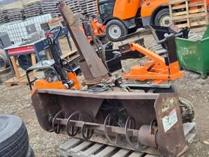 lot 309 image: Fully Functional Bobcat SB 200 X 66 Snow Blower Attachment with NEW 13 Pin Harness, Includes Old 7 Pin Harness, Missing Chute Chain to turn Chute