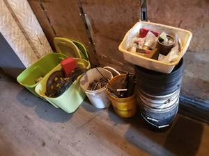 lot 324 image: Collection of Automotive Parts and Accessories in Various Bins