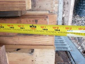 lot 333 image: Large Lot of Assorted Lumber Pieces - 4x4 about 8 Long, 2x6 about 8-16 Long