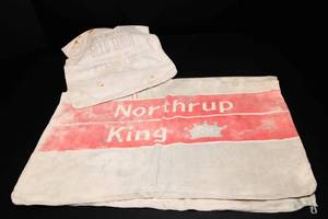 lot 22 image: Vintage Seed Sacks by Northrup King and McCurdys