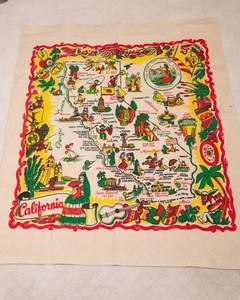 lot 12 image: Vintage California Tapestry