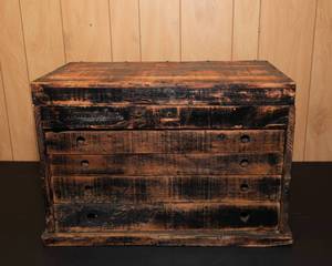 lot 40 image: Vintage Trunk of Drawers by Young, Inc - St. Paul