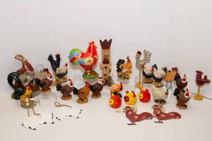 lot 120 image: Collection of Roosters