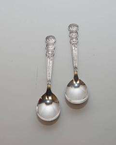lot 125 image: Oh Oh Spaghettios Collector Spoons - Silver Plated