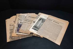 lot 163 image: Historical New Prague Times Newspapers