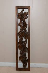lot 155 image: Hand Carved Black Forest Panel