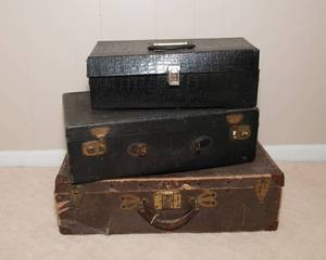 lot 168 image: Vintage Trunk Suitcases