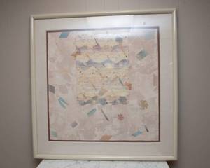lot 183 image: Signed and Numbered Paper Quilting Artwork Upstream II by Yang Chan