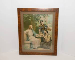 lot 193 image: Vintage Christ at Bethany Art