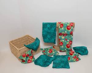 lot 195 image: Rice Warming Pads and Basket