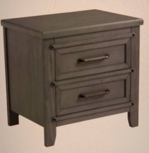 lot 5 image: Ellison Nightstand in Ash Gray - Model # 12029379