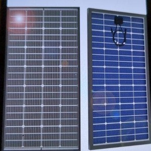 lot 7 image: Set of 2 Bifacial Solar Panels - 200W Each