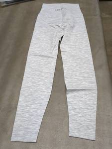 lot 84 image: Size S Gym Wolf Womens Leggings - Grey Striped Design
