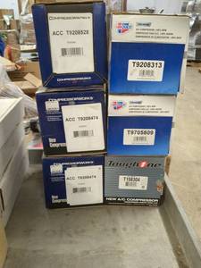 lot 128 image: Lot of 6 New AC Compressors in Original Packaging