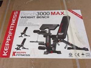 lot 145 image: Keppi Fitness Bench3000 Max Weight Bench