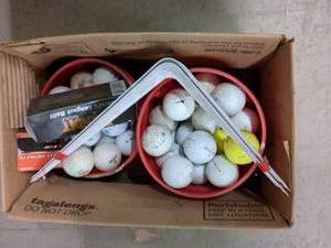 lot 174 image: Collection of Used Golf Balls in Two Buckets