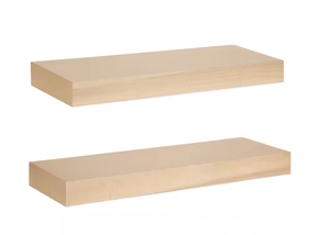 lot 45 image: 2-Piece 24 floating shelves