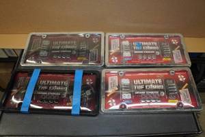 lot 148 image: 4 License Plate Covers