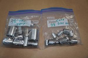 lot 156 image: SAE Sockets - 38 and 12 Drive - Many Craftsman