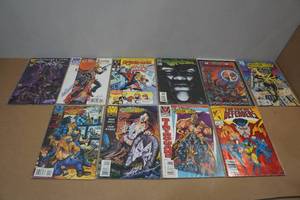 lot 173 image: 10 Comic Books -Spider-Man, Shadowman, Spawn, Secret Defenders #1