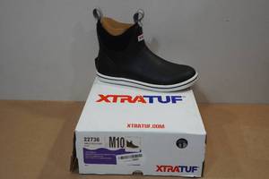 lot 187 image: Xtratuf Mens Ankle Deck Boot -Size 10, Black