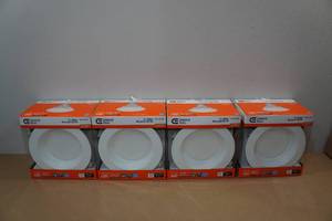 lot 232 image: 4 Commercial Electric 6 White Recessed LED Kit