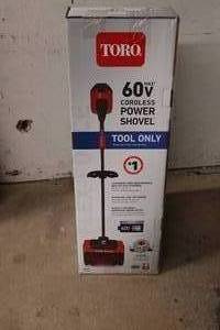 lot 54 image: Toro 60V Cordless 12 Power Shovel -Tool Only