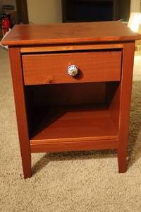 lot 29 image: One-Drawer Side-Table Phone Stand