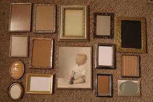 lot 35 image: Wall Shelf Picture FramesAssorted Sizes