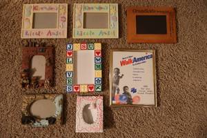 lot 36 image: Wall Shelf Picture FramesAssorted Sizes