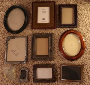 lot 37 image: Wall Shelf Picture FramesAssorted Sizes