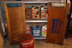 lot 64 image: GarageShop...Vintage Car Creeper Champion Auto and Anti-Freeze Etc