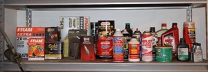 lot 66 image: Garage Shop Auto Filters Lubricants Cleaners Etc