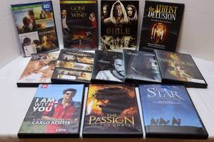 lot 198 image: (12) DVD Spiritual & Inspirational Movie Collection