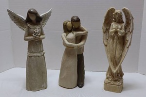 lot 182 image: Home DeCor GiftsWillow Tree Figurine Togetherand Spiritual Angel Figurines