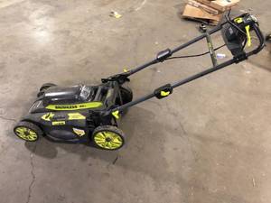 lot 39 image: Ryobi Cordless 40V BRUSHLESS  20 SELF-PROPELLED LAWN MOWER TOOL ONLY Returns See Pictures