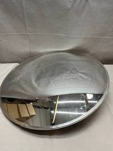 Wall Mount 24&nbspIndustrial Round Acrylic Security Convex Mirror -&nbspCovers blind spots and hidden corners - Has Surface Scratches From Use