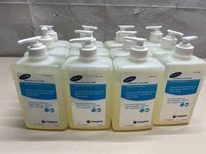 MSRP $200  12 (21oz) Bottles NEW Coloplast Sensitive Skin Moisturizing Full Body Bathing and Hand Wash - Gentle Rain Extra Mild