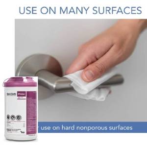 MSRP $300  2 Cases (6 Canisters per case) PDI P24284 Sani-Cloth Prime Germicidal Disposable Wipes - Extra Large Wipes 7.5 x 15 - 70 Wipes Per Canister