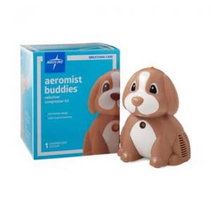 NEW Open Box Medline Aeromist Buddies Reusable and Disposable Nebulizer Compressor Kit