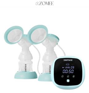 MSRP $160  NEW Zomee Double Electric Breast Pump - More Care for Mama &amp Baby -&nbsp5 MASSAGE MODE CYCLE PATTERNS -9 EXPRESSION MODE LEVELS &amp Rechargeable